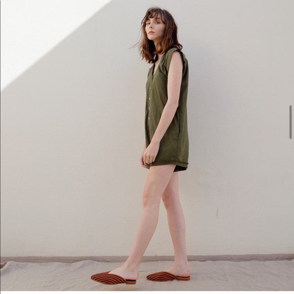 At Dawn Fringe Relax Romper with Belt - Picture 9 of 10